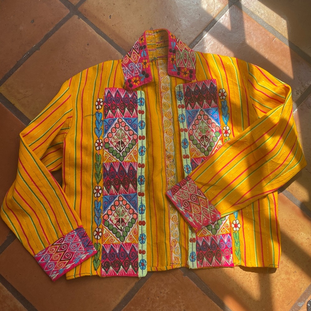 Embroidered Bright Jacket